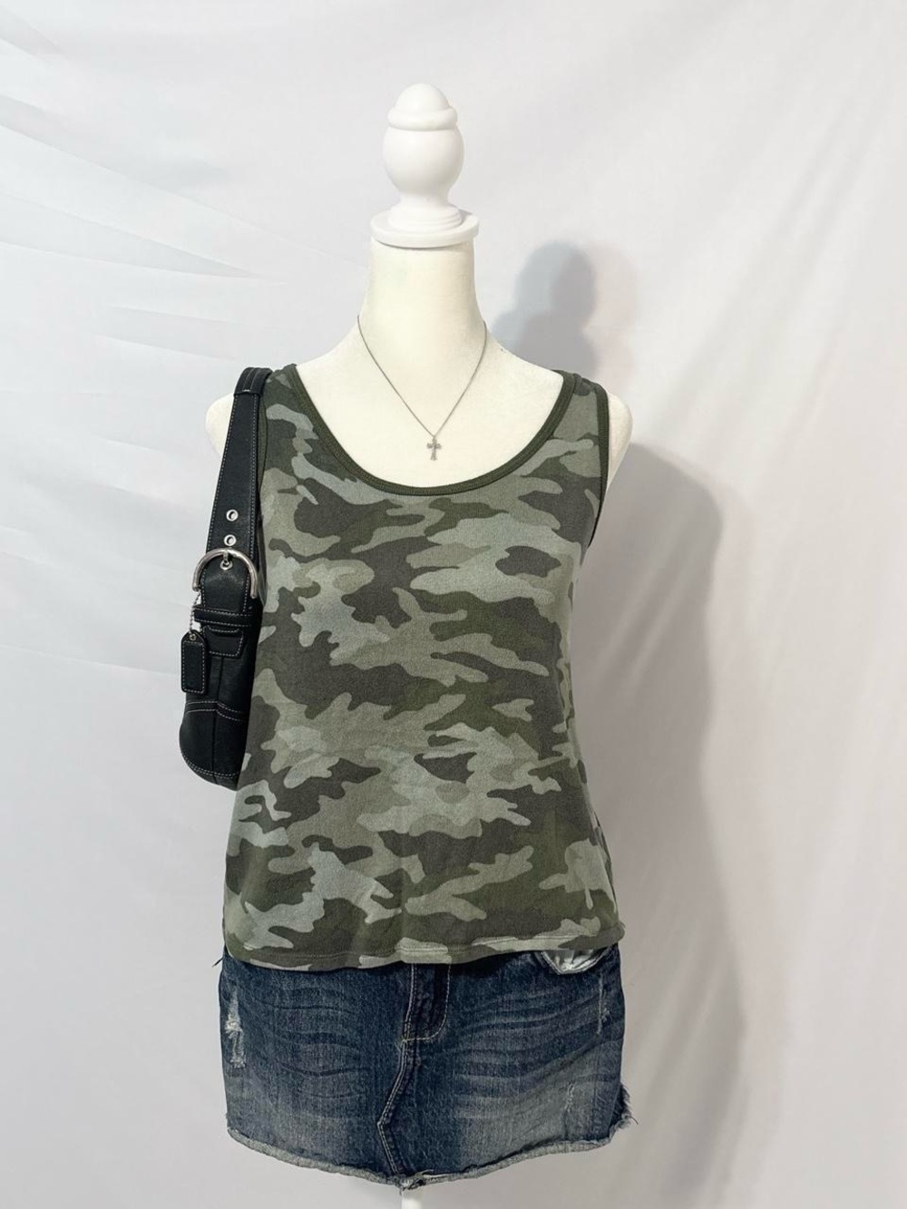 Y2K Camo Lucky Brand Tank Top